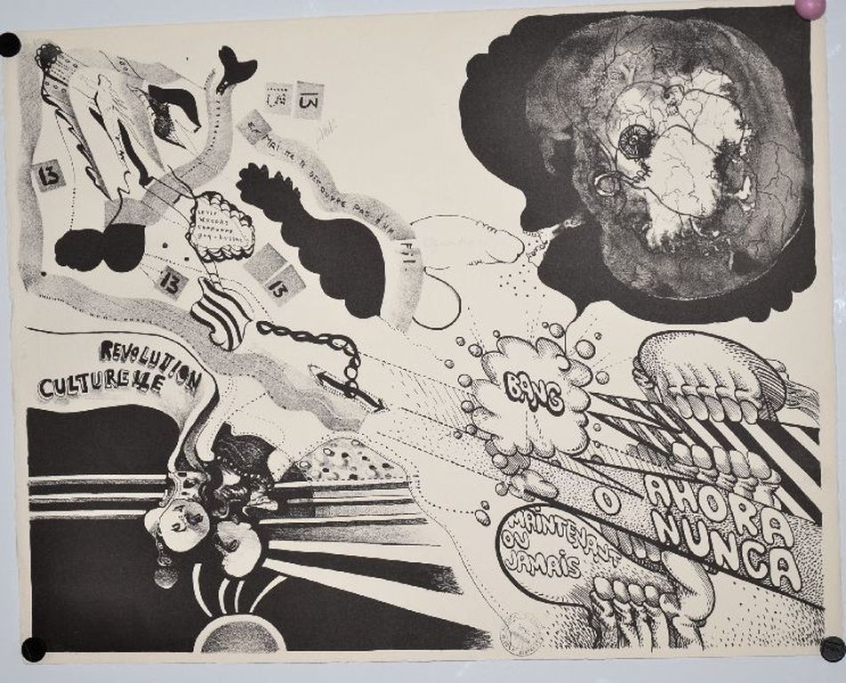 Litho Situationisten 1968: Gerard Diaz Gerardiaz + 1 andere verkocht voor € 35!