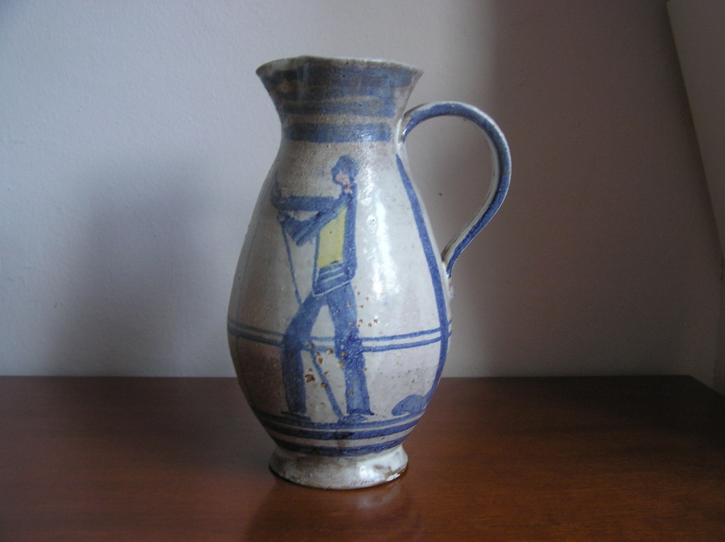 Grote Art Deco Aardewerken kan "Fishermen" kopen? Bied vanaf 28!