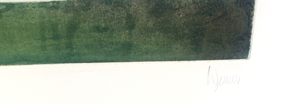 Josef Werner Das Gefährt -gesigneerde zeefdruk - épreuve d'artiste  kopen? Bied vanaf 200!