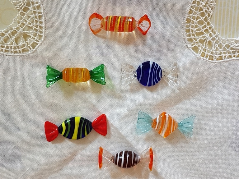 Murano snoep set van 6 pz kopen? Bied vanaf 1!