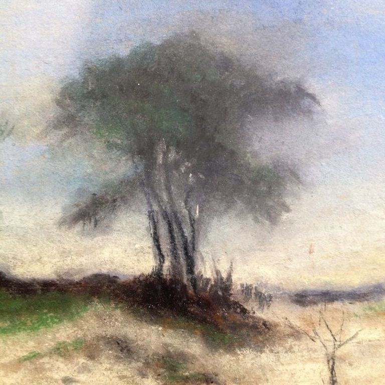 Onbekende Kunstenaar - pastel - landschap zonder titel kopen? Bied vanaf 1!