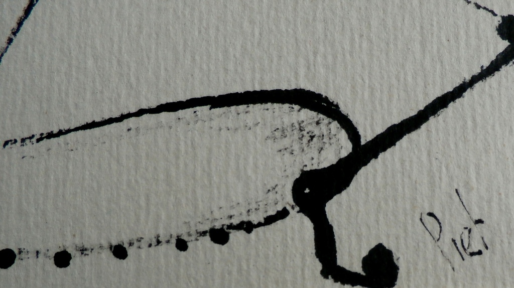 Piet van Stuivenberg -inkttekening: abstracte compositie - jaren 50 kopen? Bied vanaf 50!