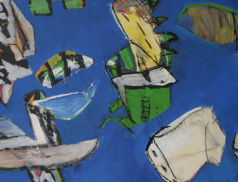 Onbekende kunstenaar: Gemengde techniek en Collage, Z.T. - Ingelijst kopen? Bied vanaf 1!