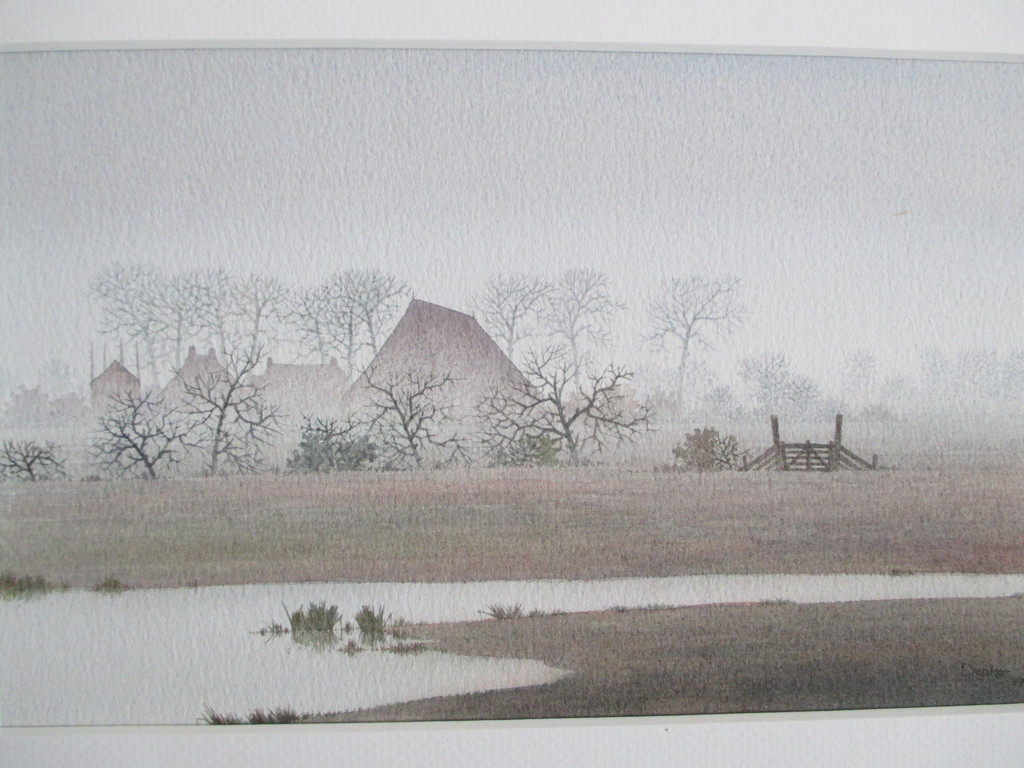 Denkor, aquarel 1987 verkocht voor € 35!