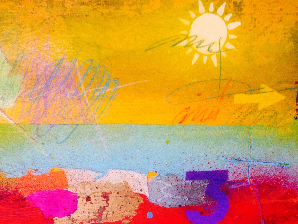 Theo koster, gemengde techniek , morning sun kopen? Bied vanaf 1!