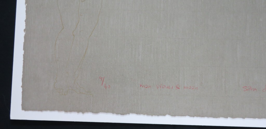 Sam Drukker: Litho, Man vrouw & maan kopen? Bied vanaf 100!