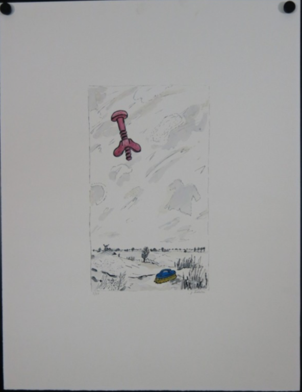 Pieter Holstein: Handgekleurde Litho, Landschap kopen? Bied vanaf 1!