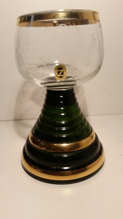 Zwiesel west Germany glazen muziek doos roemer glas jaren 60/70 kopen? Bied vanaf 10!