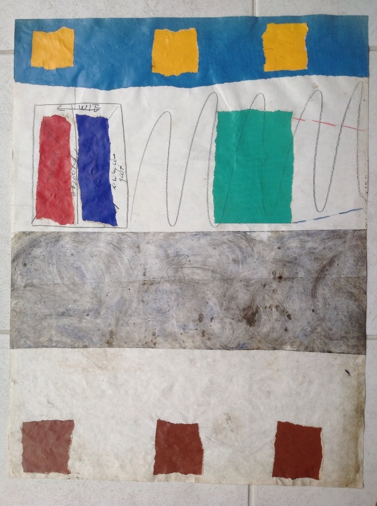 Hannes van Es, gemengde techniek / collage , Energie ,tweeluik  groot  kopen? Bied vanaf 1!