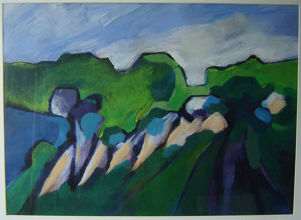 Harrie Timmermann - gouache op papier verkocht voor € 350!