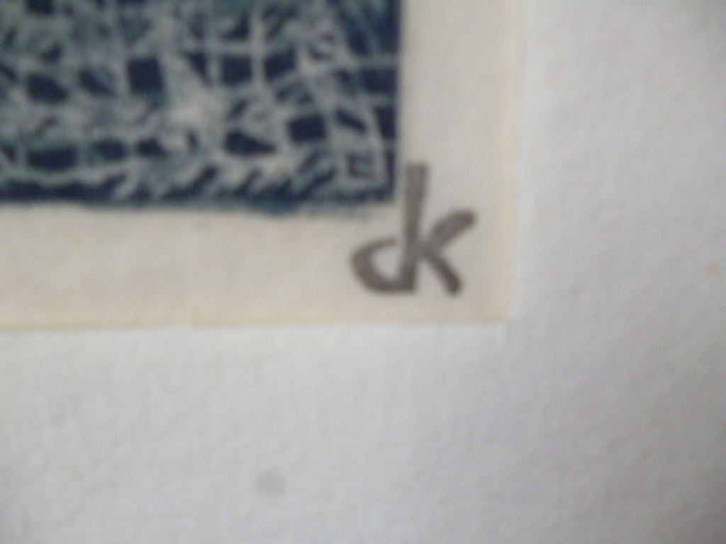 Otto B. de Kat - kleurenlinosnede - Hond uitlaten kopen? Bied vanaf 70!