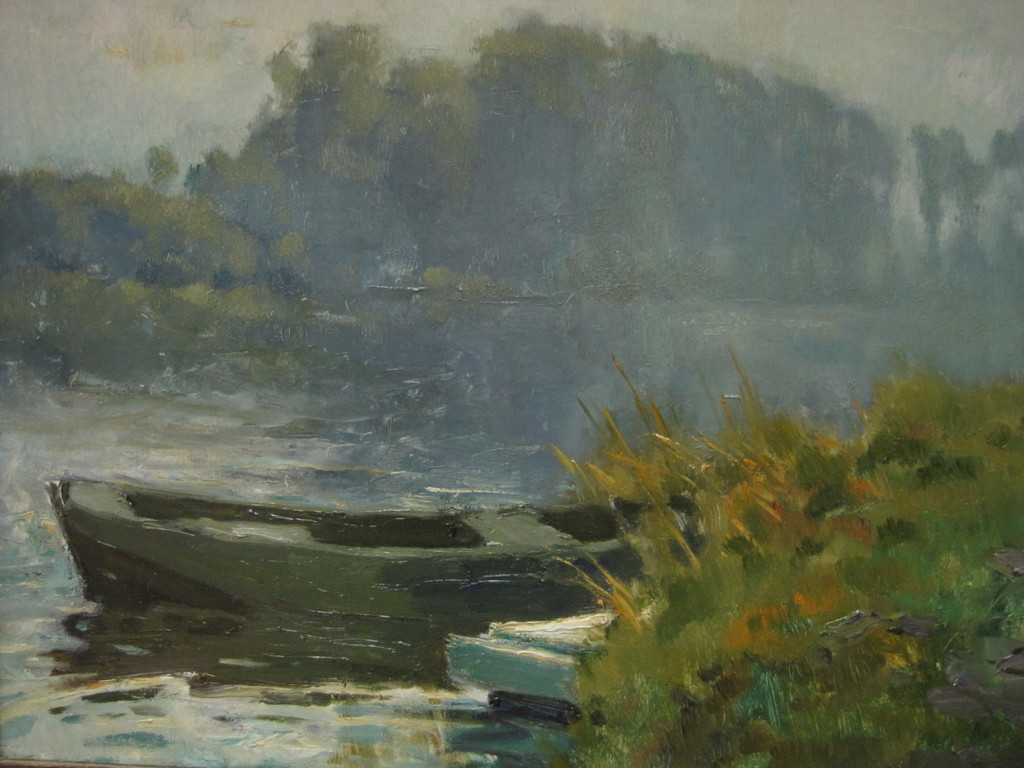 Adriaan Miolee 1879-1961 "de Vecht bij Weesp" olieverf ca. 1920 kopen? Bied vanaf 1!