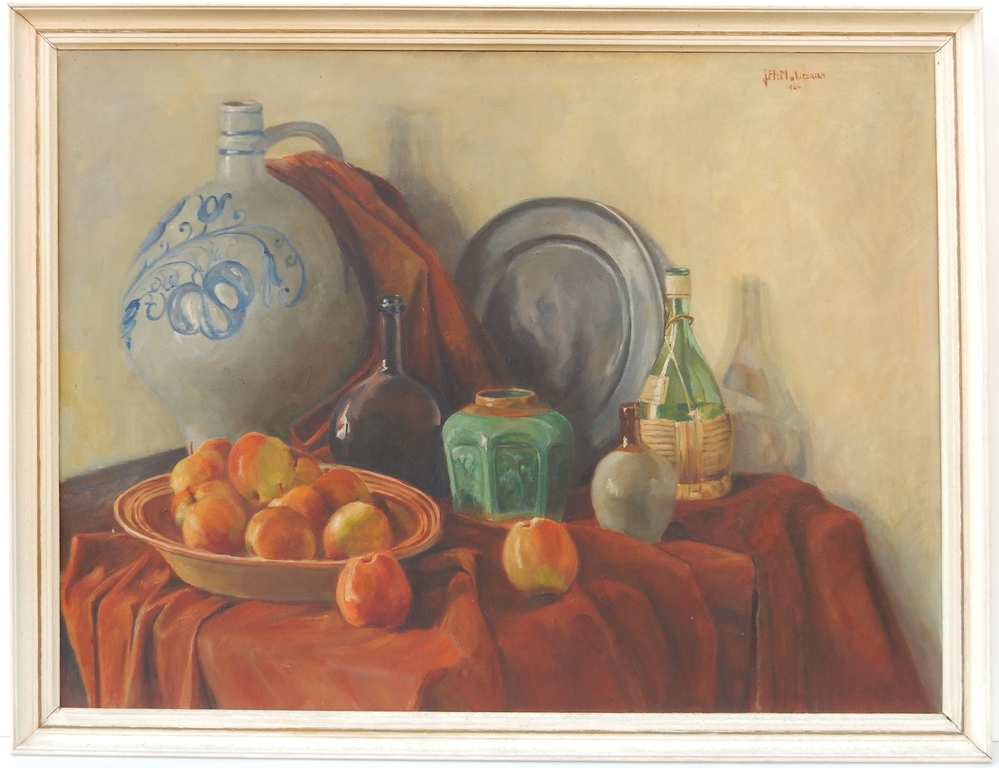 Jan van Deursen (1896-1981) - Zeer groot stilleven uit 1964 kopen? Bied vanaf 1!