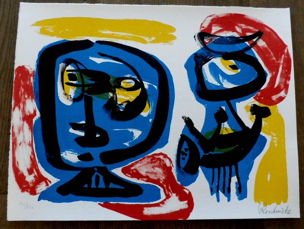 Anton Rooskens - litho - 1967 kopen? Bied vanaf 295!