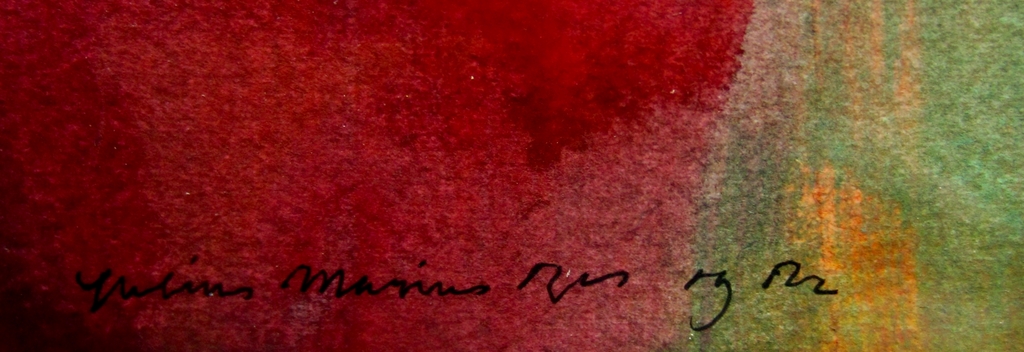 Julius Marius Ros (Den Haag, 1952) - 2x aquarel 1982 kopen? Bied vanaf 45!
