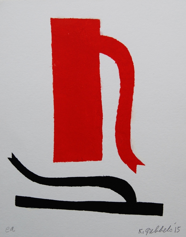 Klaas Gubbels sjabloondruk 'Baselitz' - 2015. kopen? Bied vanaf 265!