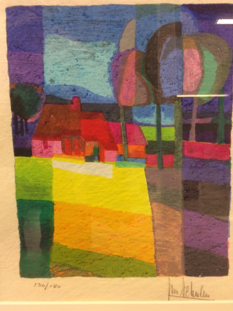 4 x Ton Schulten, fraai serie zeefdrukken , ingelijst. Gesigneerd en genummerd kopen? Bied vanaf 775!