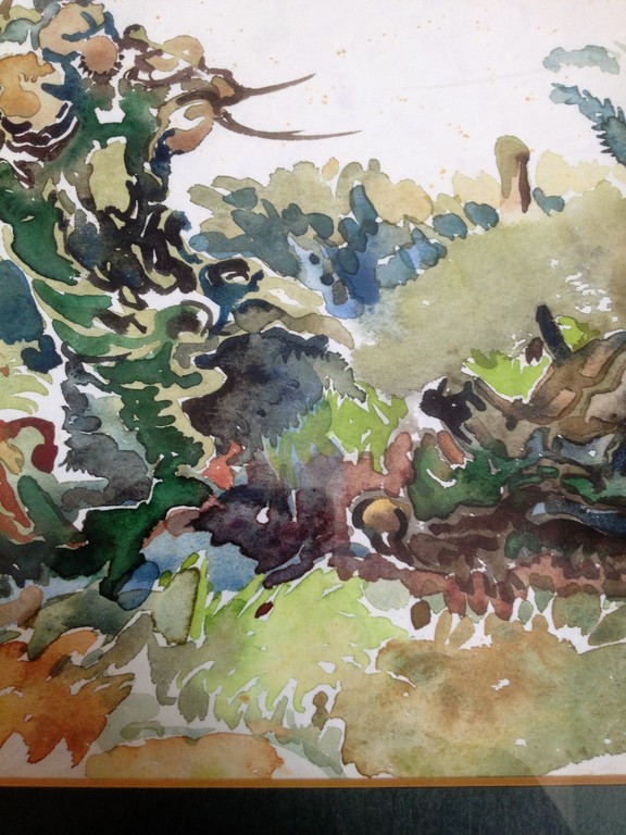 Onbekende Kunstenaar: Aquarel, zonder titel, Monogram LJP kopen? Bied vanaf 1!