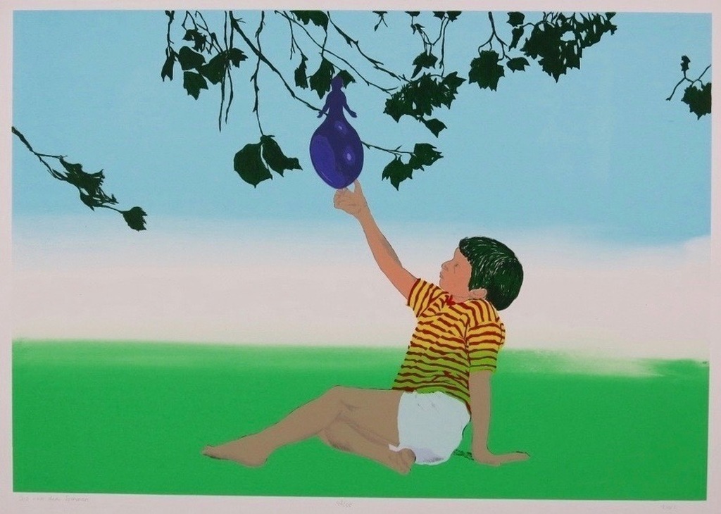Jos van der Sommen: Litho, Later - Ingelijst kopen? Bied vanaf 1!