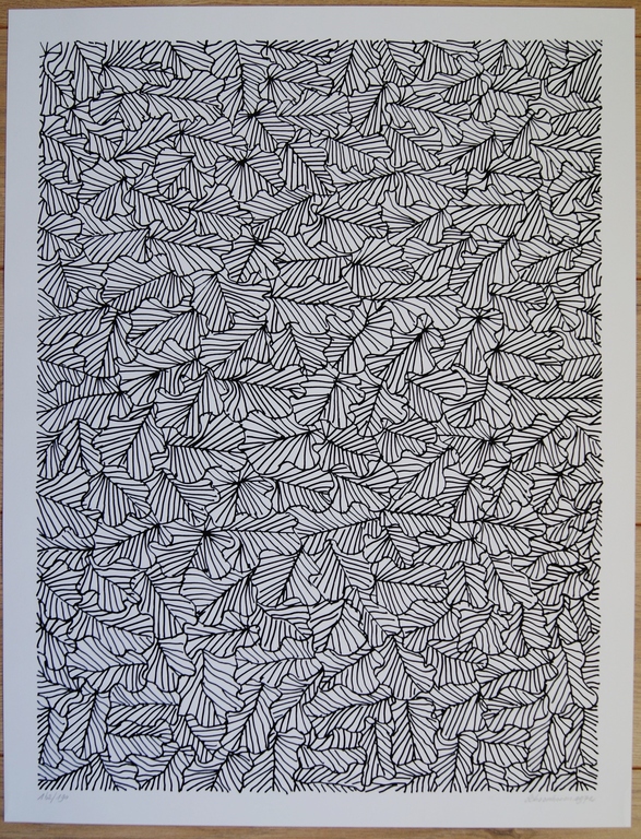 Jan Schoonhoven zeefdruk uit 1972. kopen? Bied vanaf 850!