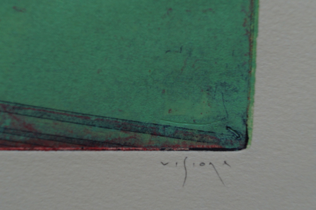 Mark Visione - gesigneerde ets - aware kopen? Bied vanaf 40!