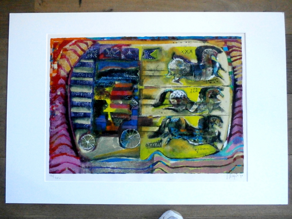 Astrid Engels - zeefdruk - 1993 kopen? Bied vanaf 100!