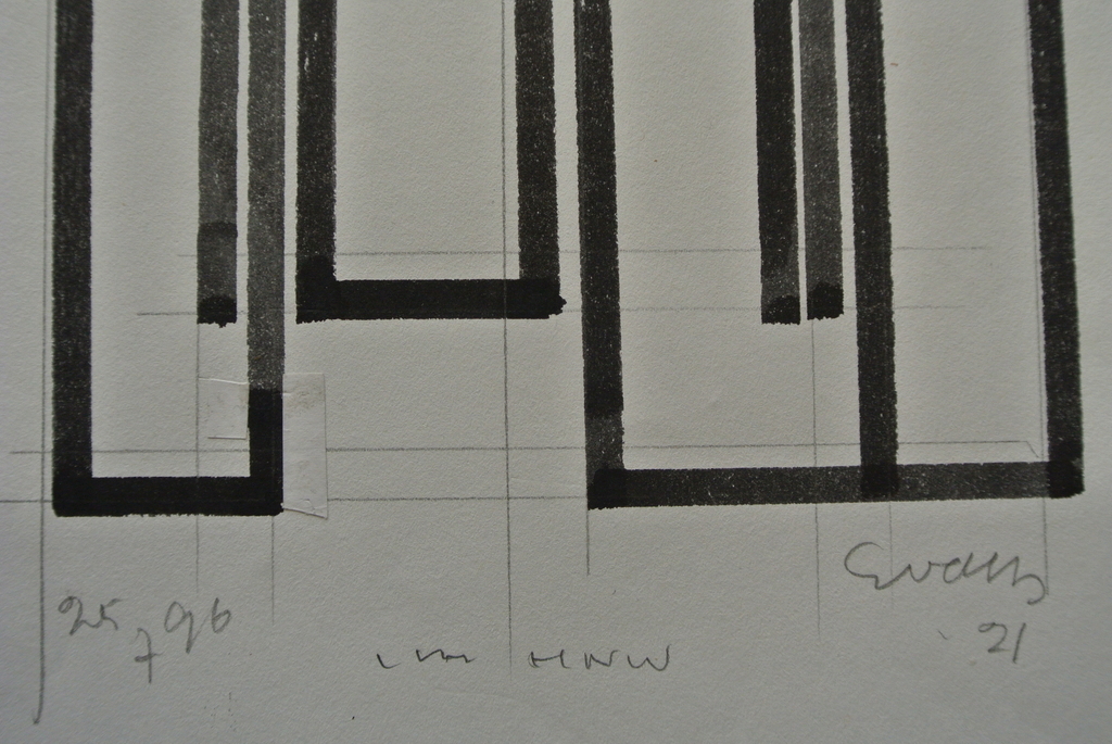 Siep van den Berg. Inkt(stift)- en potloodtekening. 1996. Met “In Memoriam” . kopen? Bied vanaf 89!