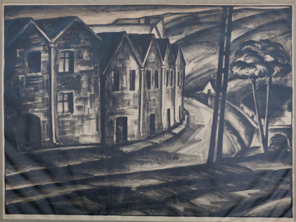 Aart van Dobbenburgh: Litho, Straatje verkocht voor € 35!