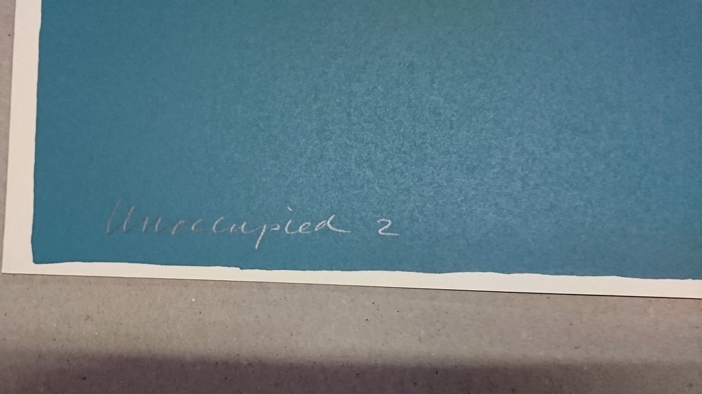 Henk Leiting,zeefdruk, Unoccupied 2 kopen? Bied vanaf 20!