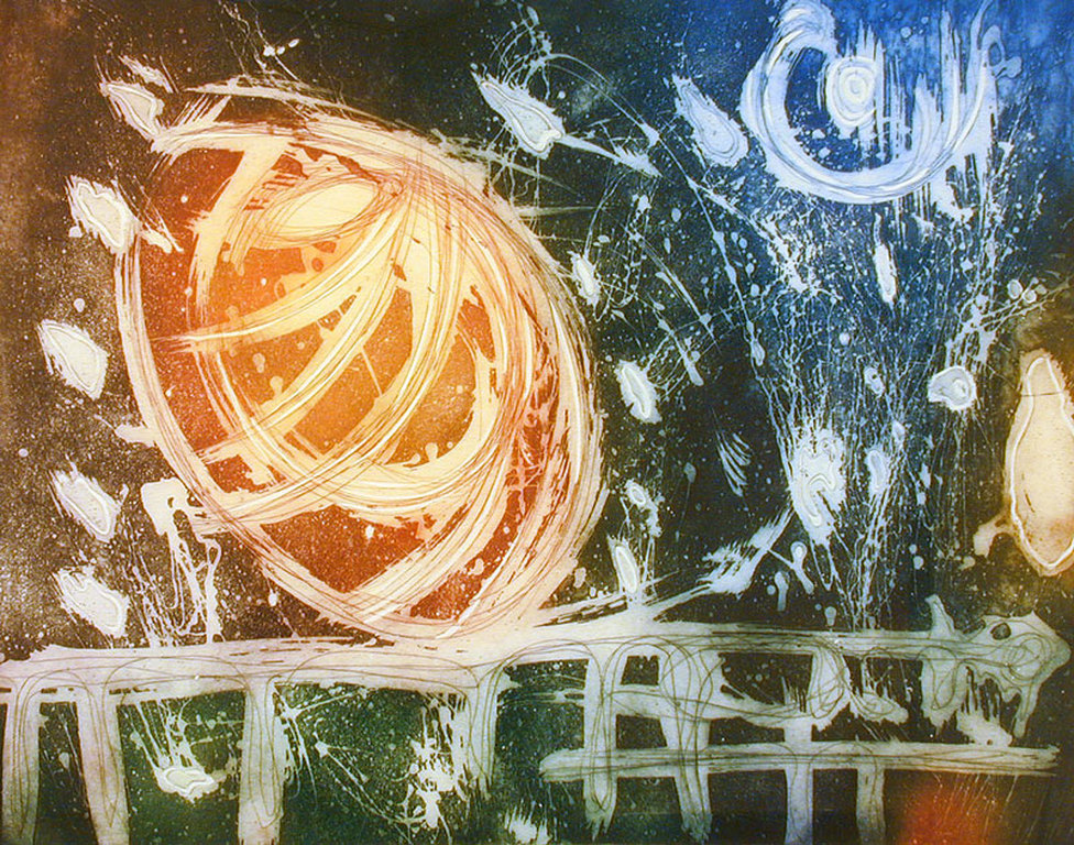 Ad Arma: Grote Kleurenets. Appearing Sounds I. Ingelijst. verkocht voor € 205!