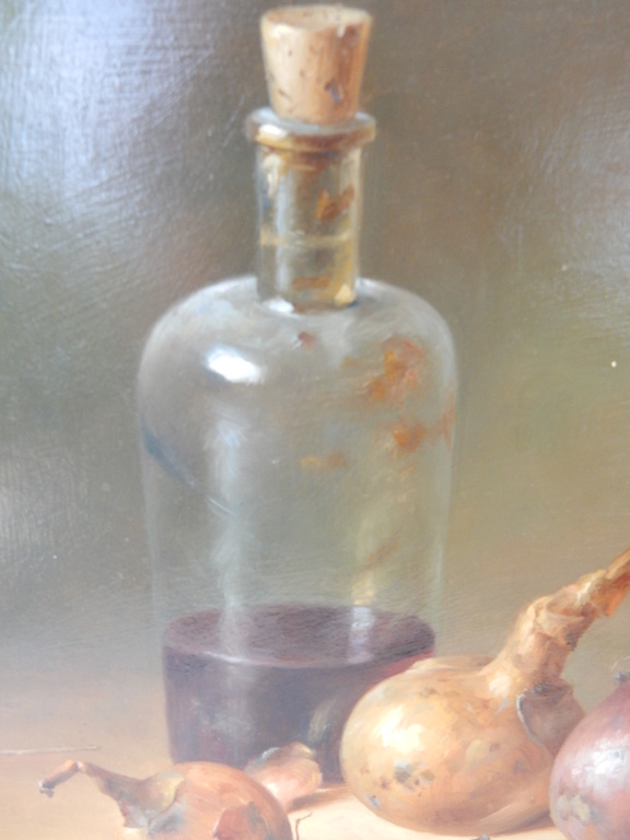 Fred L.C. Smoolenaers,stilleven, olieverf op paneel kopen? Bied vanaf 450!