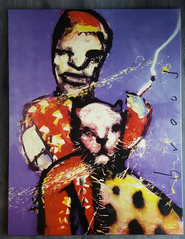 Herman Brood: gesigneerde giclée, Cheetah kopen? Bied vanaf 550!