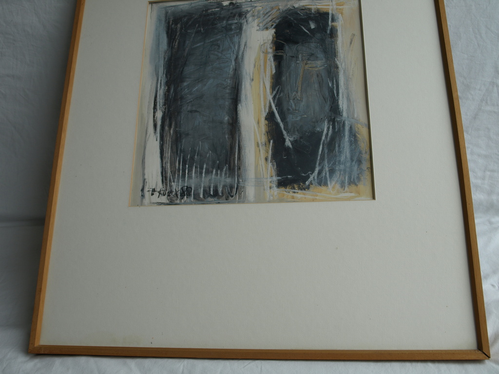 Hannah Kockx : Gemengde techniek, pastel en acryl – gesigneerd & ingelijst –1988 kopen? Bied vanaf 40!