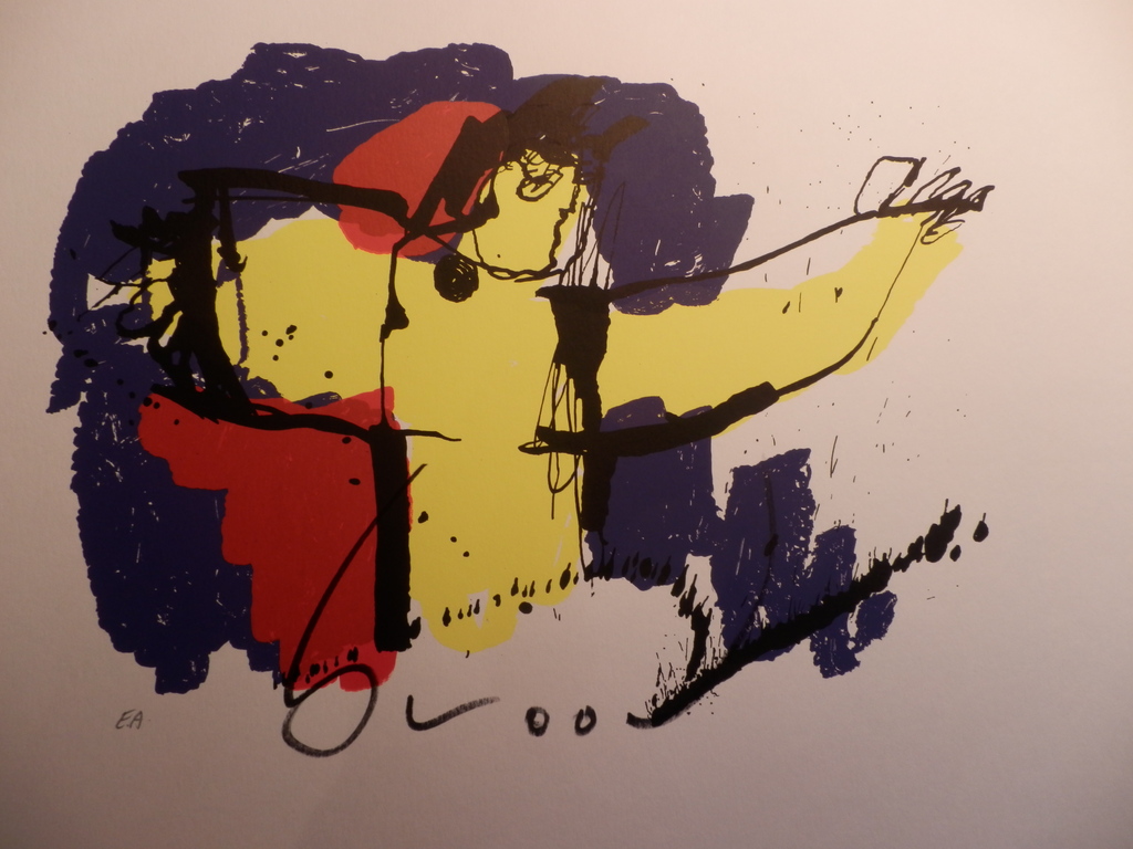 HERMAN BROOD, Gelimiteerde en HANDGESIGNEERDE Zeefdruk  BRASIL GOD kopen? Bied vanaf 1!