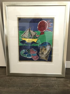 Corneille - Zeefdruk Corneille handgesigneerd kopen? Bied vanaf 150!