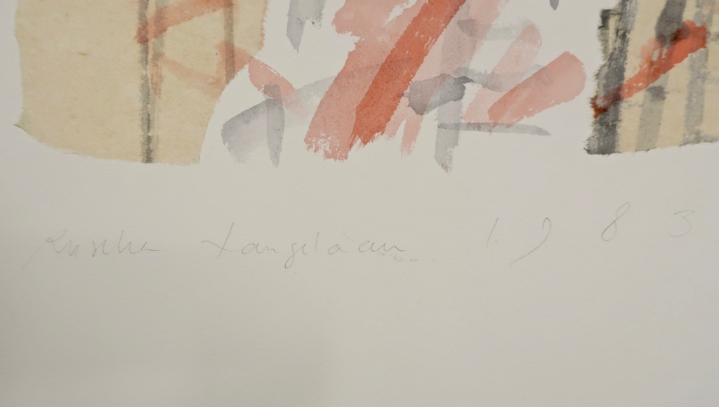 Ruscha Langelaan: Gemengde techniek, Zonder titel kopen? Bied vanaf 20!