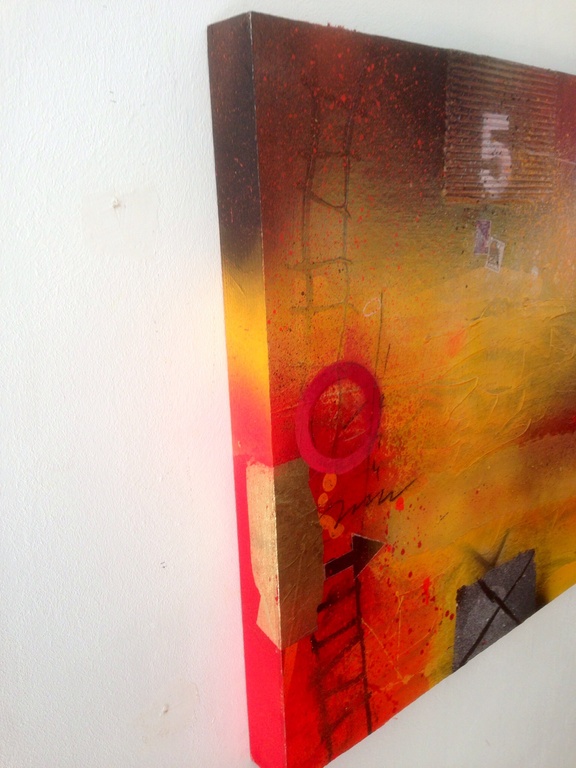 Theo koster gemengde techniek titel: yellow house kopen? Bied vanaf 1!