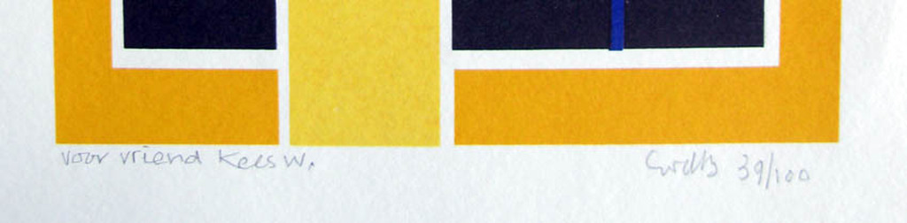 Siep van den Berg - Zonder Titel - zeefdruk kopen? Bied vanaf 1!