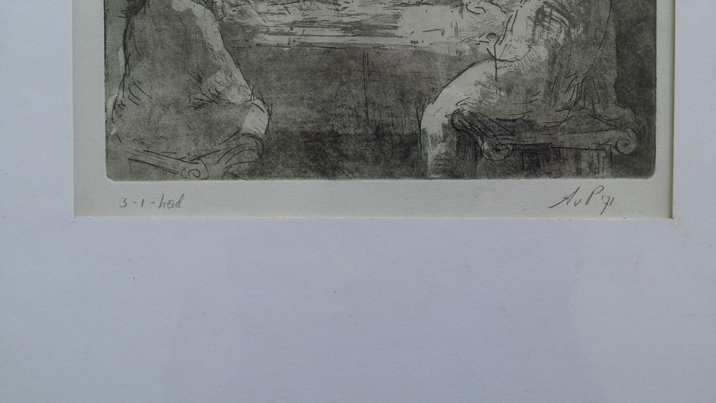 AvP (onbekende kunstenaar), 3 etsen, 3-1-heid  kopen? Bied vanaf 1!