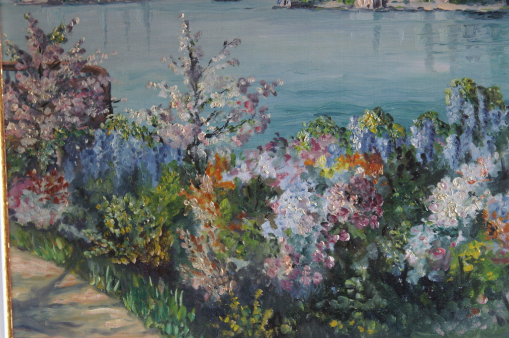 Kelderman, olieverf op board,  mediterraans landschap kopen? Bied vanaf 100!