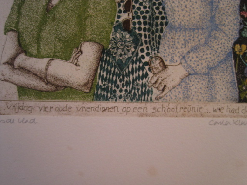 Bijzondere  uitgave "Een week in 8 Etsen" van Carla Kleekamp (1937) gesigneerd  kopen? Bied vanaf 1!