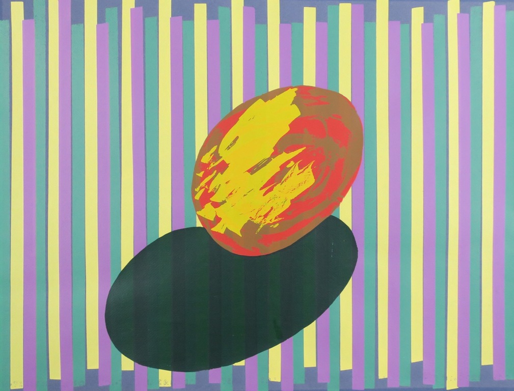 Lot met 2 zeefdrukken van Bob Negryn: Zonder titel kopen? Bied vanaf 1!