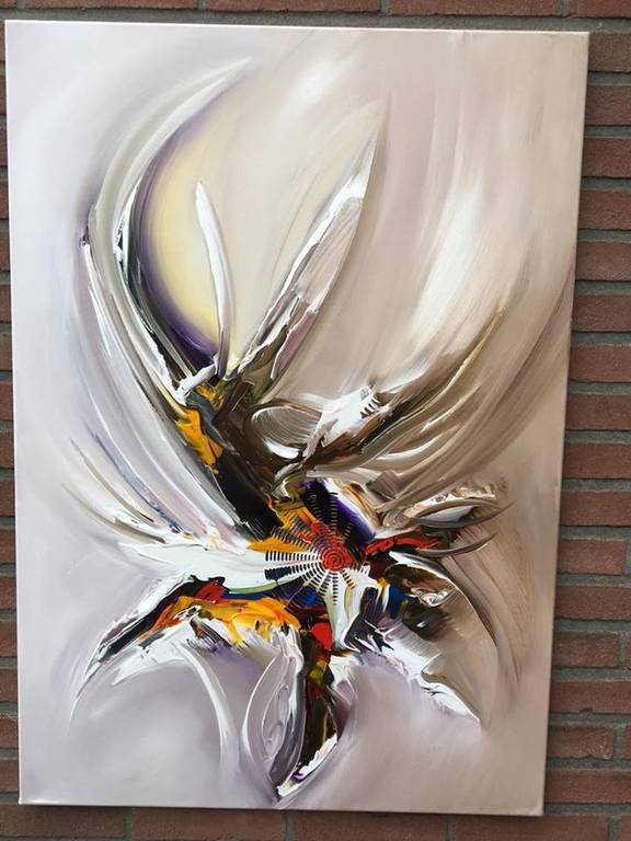 Gena - Abstract - Acrylverf op doek - 2017 - Gesigneerd kopen? Bied vanaf 150!