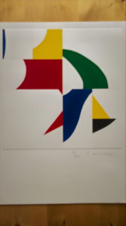 Elisabeth  Muller, zeefdruk, mozaiek kopen? Bied vanaf 25!