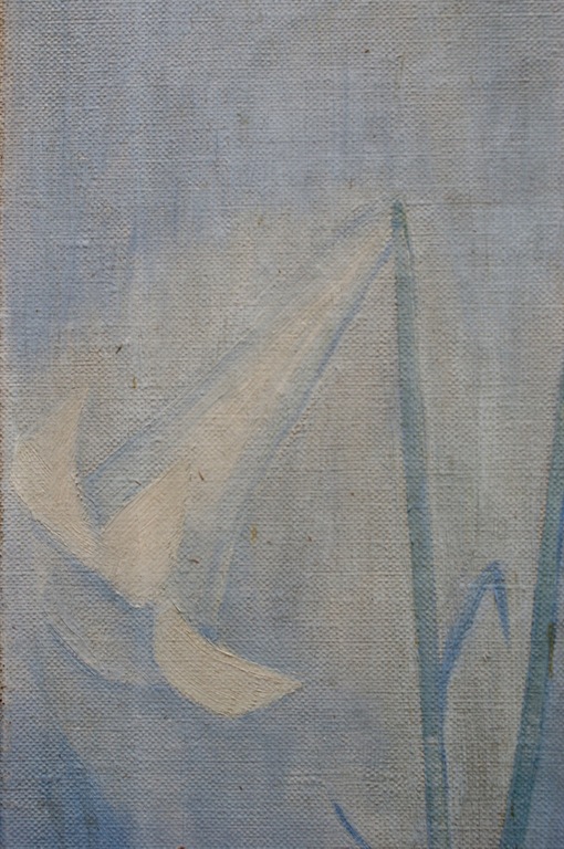 Adeline Maud van Schaik Russell: Impressie van Witte Lelies". Olie op Doek kopen? Bied vanaf 1!