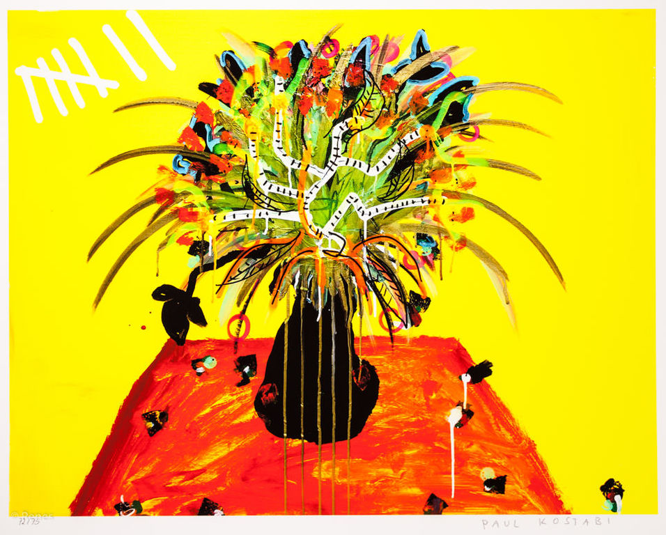 Paul Kostabi 'Sniff' - giclée, oplage 75, handgesigneerd en genummerd, 2013 kopen? Bied vanaf 79!