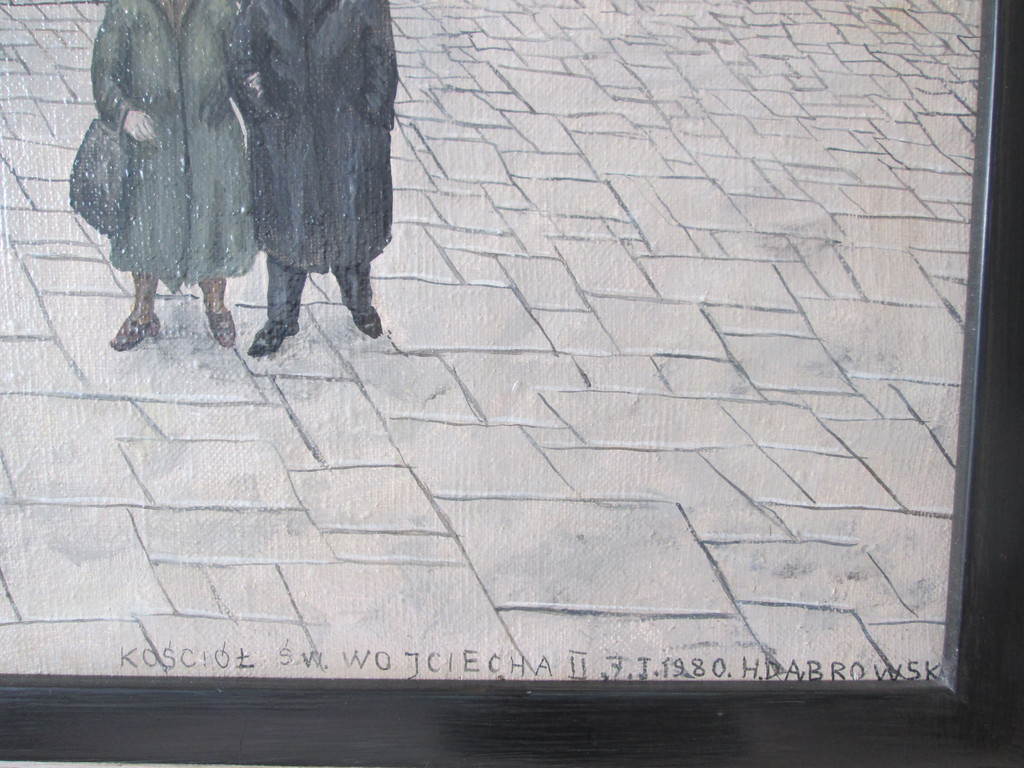 Halina Dabrowska: Krakau, olieverf op doek kopen? Bied vanaf 100!