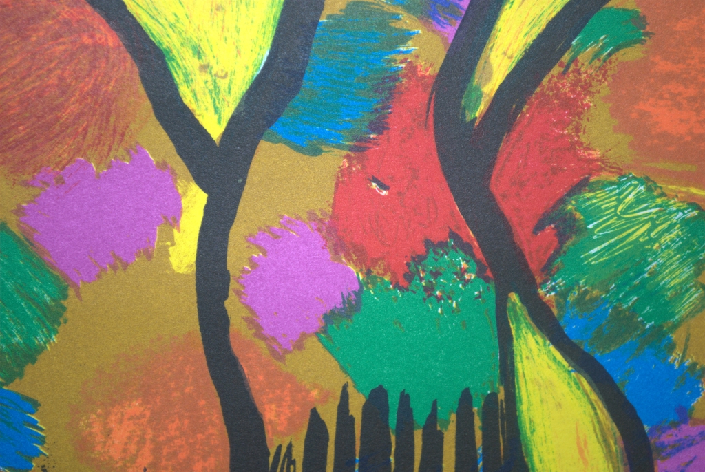 Vogel en vis - litho 199/300 - 2002 - galerielijst kopen? Bied vanaf 175!