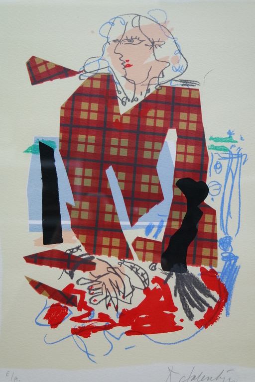 Kees Salentijn (1947) - zeefdruk  E/A - "Pan Comido III" kopen? Bied vanaf 85!