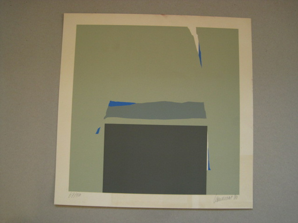 Hans Landsaat (1935-) zeefdruk 67/150 zonder titel gesigneerd 1980 kopen? Bied vanaf 1!